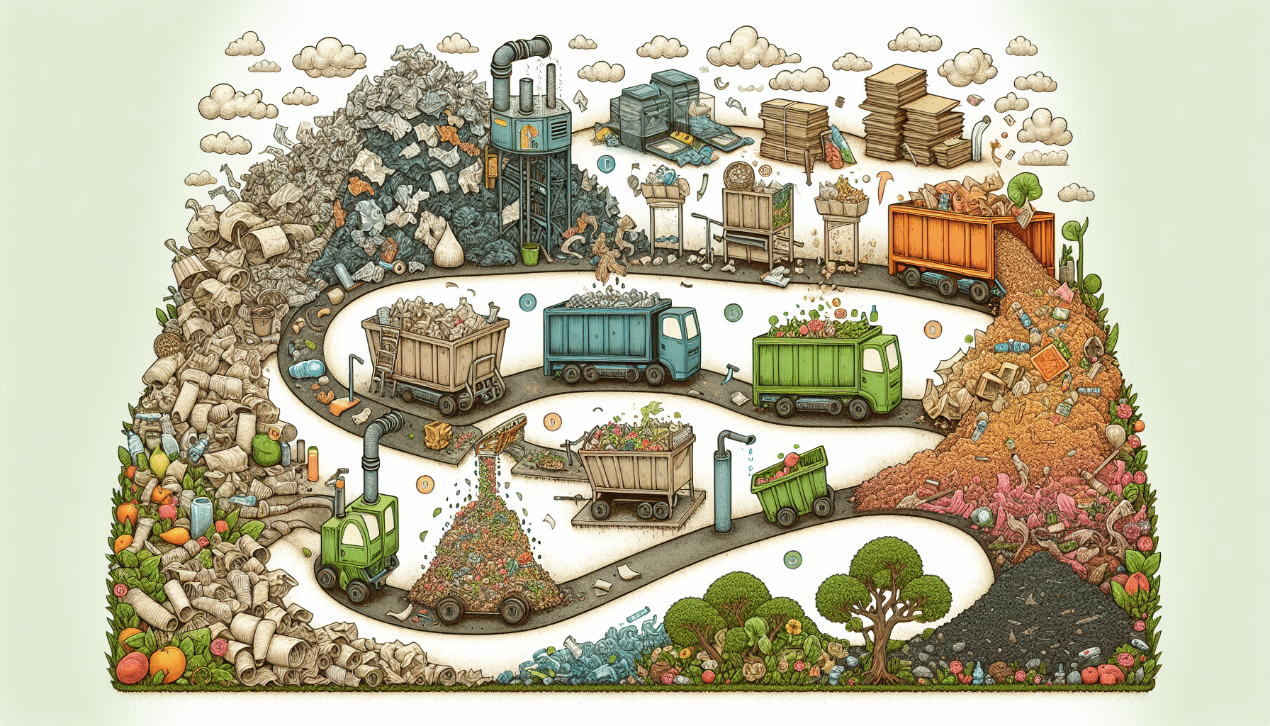 waste being transformed into valuable resources